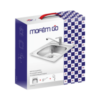 MOFÉM Go Evo 1B csomag(Evo egymedencés mosogató+Pro mosogató csaptelep) - gepesz.hu