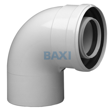 BAXI PPs füstcső könyök 90° D110/160