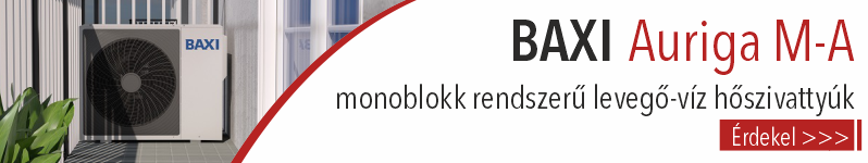 Monoblokkos hőszivattyú - Baxi Auriga