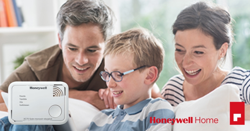 Honeywell X-Series szén-monoxid vészjelzők családunk biztonságáért
