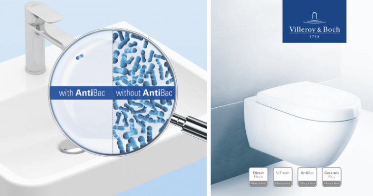 Baktériumok elleni védelem az AntiBac technológiával.