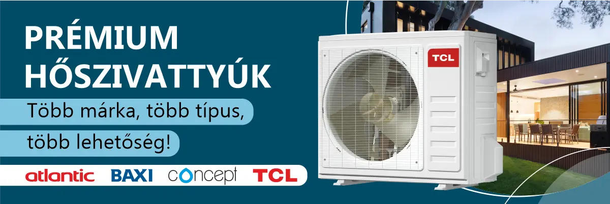 Levegő-víz hőszivattyú - a maximális energiamegtakarítás záloga!
