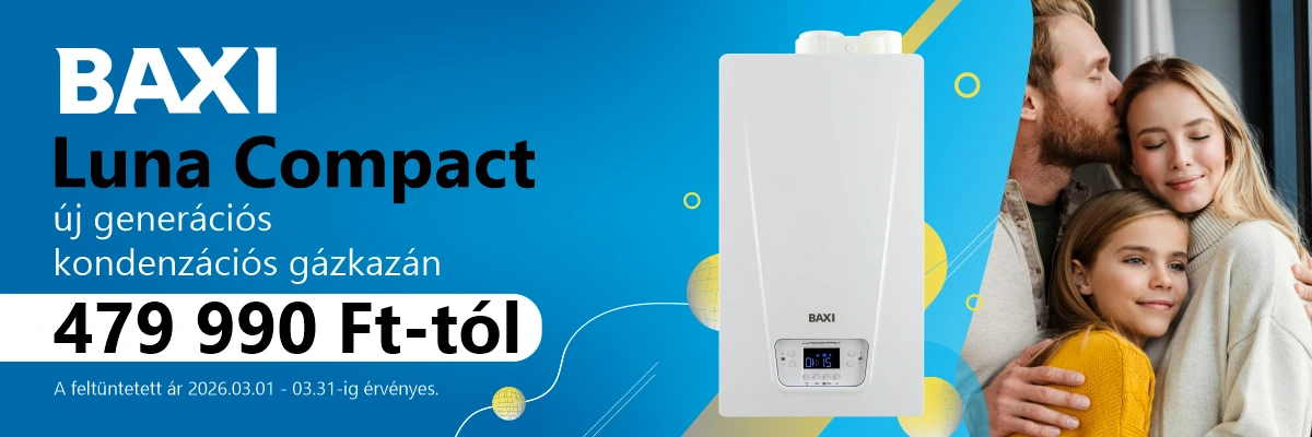Luna Compact új generációs kondenzációs kazán