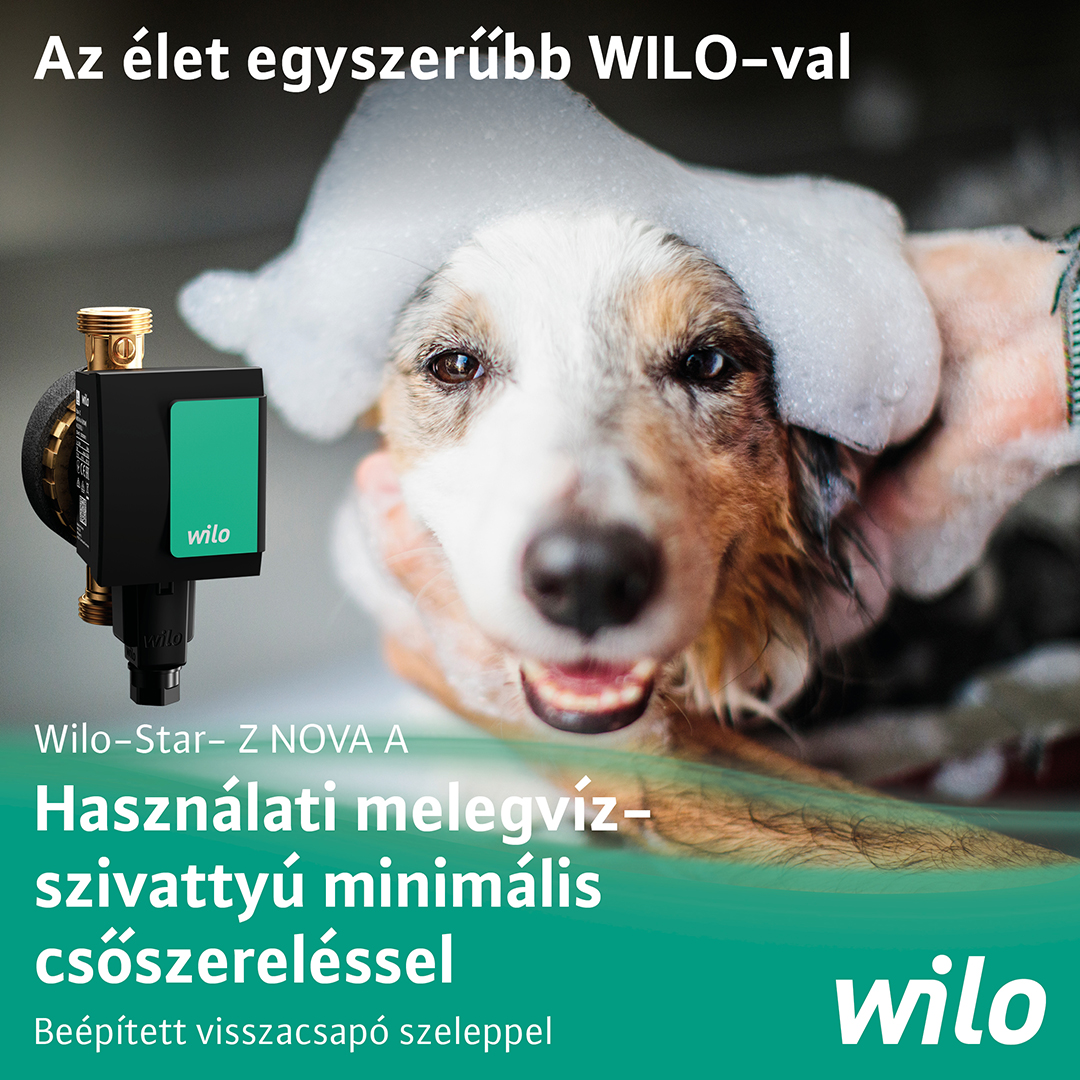 Wilo Star Z Nova A használati melegvíz keringető szivattyú