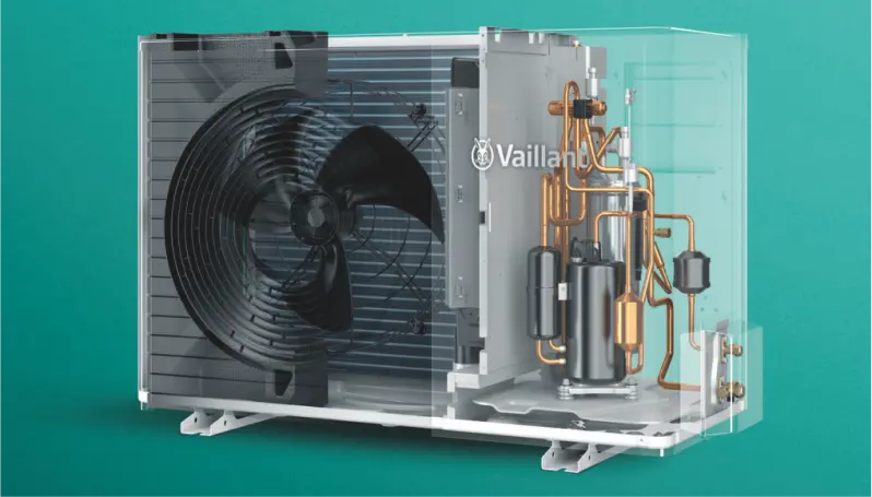Vaillant aroTHERM Split plus osztott hűtőkörű kültéri egység