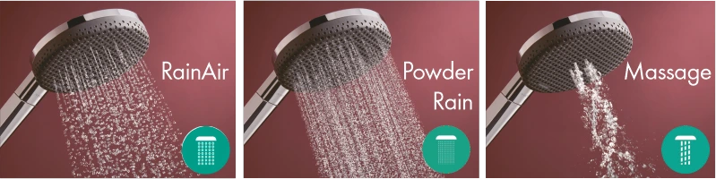 RainAir - PowderRain - Massage