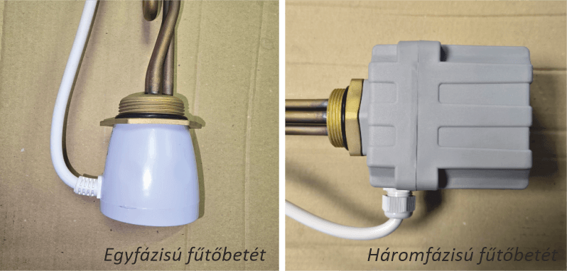 Kospel egy és háromfázisú elektormos fűtőbetét