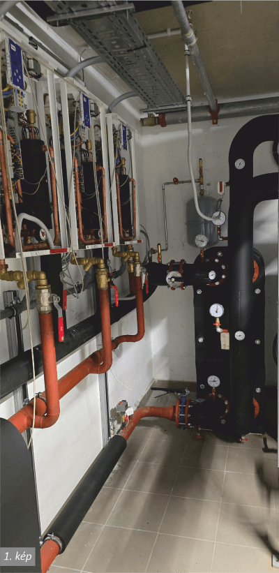 Kospel kazán kaszkád kiépítés