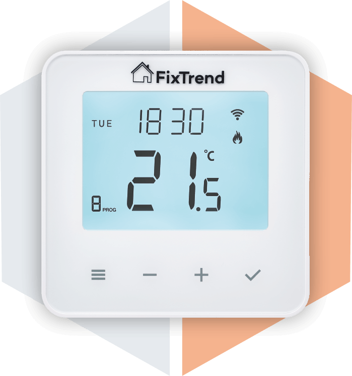 FixTrend Blue Line vezetékes programozható termosztát