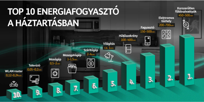 Top 100 energiafogyasztó