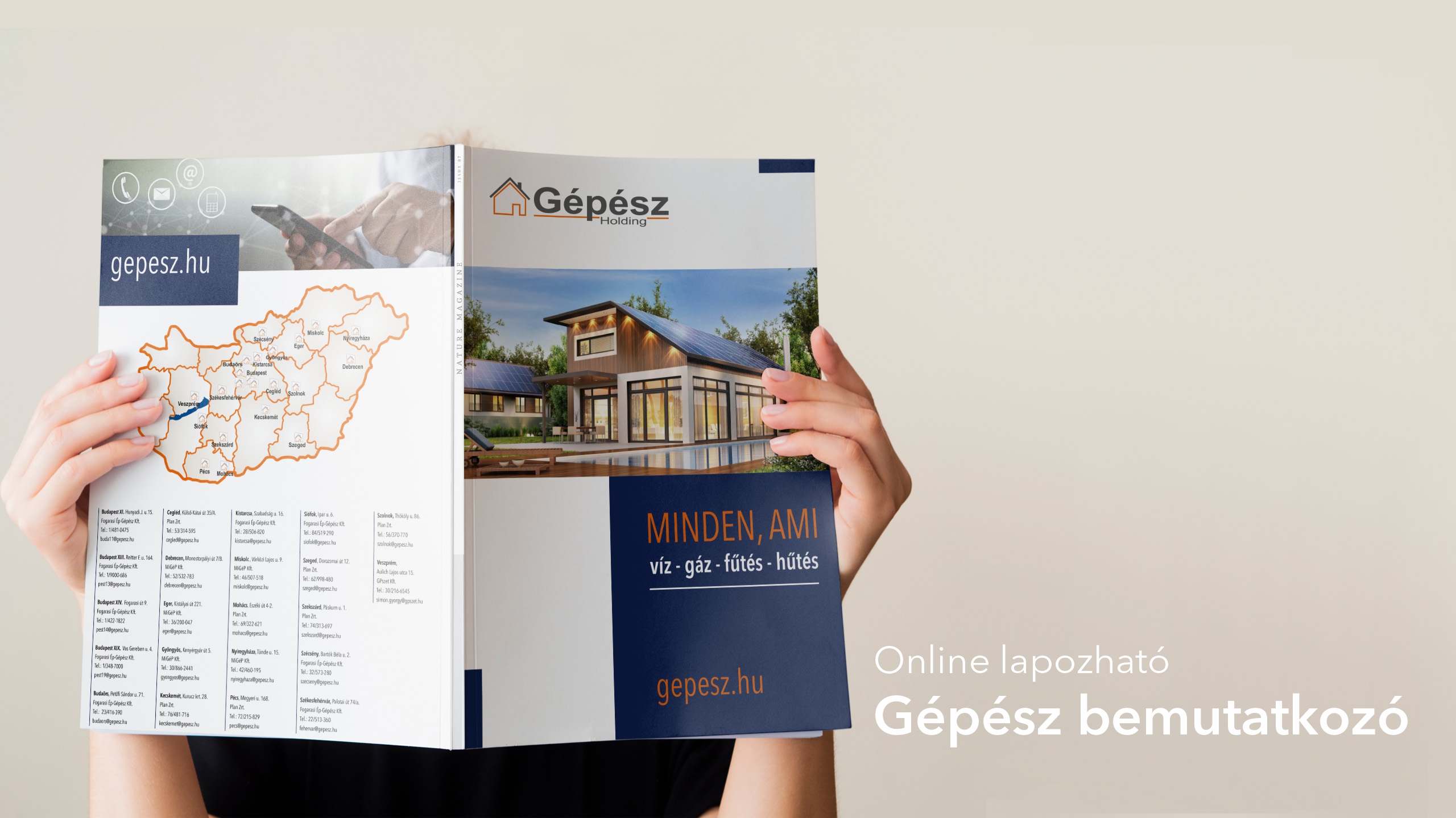 Gépész online lapozhatós bemutatkozó
