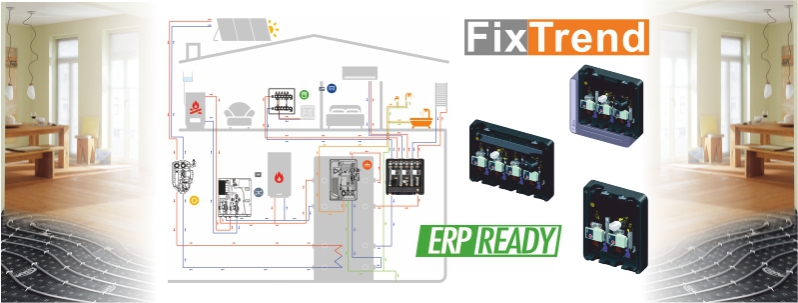 FixTrend T-Box DN20 kompakt elosztó modulok FixTrend osztó-gyűjtők és hidraulikus váltók
