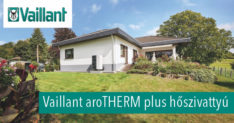 Vaillant aroTHERM Plus levegő-víz hőszivattyú a korszerű, környezetbarát megoldás