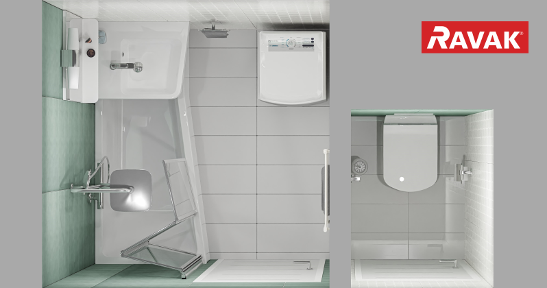 RAVAK fürdőszobatervek otthonfelújításhoz Ravak fürdőszobatervek