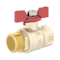 ARCO Sena golyóscsap, nikkelmentes, T-foganytú, fix, max. 120°C, PN30, 1/2KB - gepesz.hu