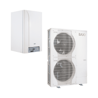 BAXI PBS-i 11 TR E WH2 levegő-víz hőszivattyú, kiegészítő fütés - elektromos, 400V, 11kW - gepesz.hu