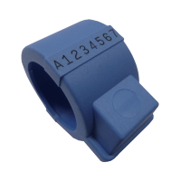 B-METERS műanyag plomba gyűrű, kék, 1/2 - gepesz.hu