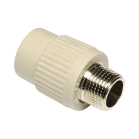EKOPLASTIK PP-R külső menetes átmeneti idom, fém menettel, 25mmx3/4K - gepesz.hu