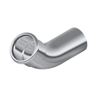FixTrend Inox press ív, 45°, 1 tokos, 108mm - gepesz.hu