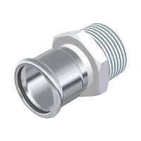 FixTrend Inox press külső menetes átmeneti idom, 88.9mmx3K - gepesz.hu