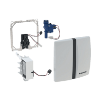 GEBERIT Basic infrás vizelde elektronika fehér fém takarólap 230 V - gepesz.hu