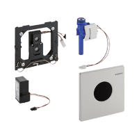 GEBERIT Sigma01 infrás automata vizelde vezérlés 230 V fehér fém előlappal - gepesz.hu