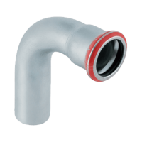 GEBERIT Mapress szénacél ív, fűtésre, 90°, 1 tokos, 28mm - gepesz.hu