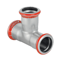 GEBERIT Mapress szénacél egál T-idom, fűtésre, 22mm - gepesz.hu