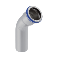 GEBERIT Mapress inox ív, 45°, 1 tokos, 22mm - gepesz.hu