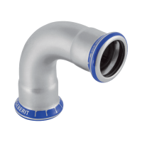 GEBERIT Mapress inox ív, 90°, 2 tokos, 108mm - gepesz.hu