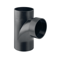 GEBERIT PE-HD T-idom, íves, 90°, 110/110mm - gepesz.hu