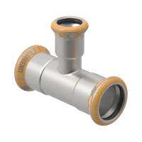 GEBERIT Mapress Therm inox szűkített T-idom, hűtésre/fűtésre, 42-15-42mm - gepesz.hu