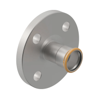 GEBERIT Mapress Therm inox fix karimás átmeneti idom, hűt/fűt, 76.1mm-NA65 PN10/16 - gepesz.hu