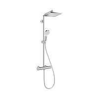 HANSGROHE Crometta E Showerpipe 240 króm termosztatikus zuhanyrendszer - gepesz.hu