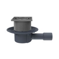 HL 510Prblue padlólefolyó, Primus Blue bűzzár, 115x115mm inox rács, DN40/50 - gepesz.hu