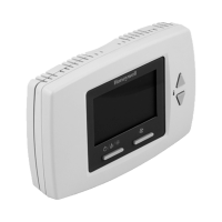 HONEYWELL digitális fan-coil termosztát, 2 csöves, on/off, LCD, 10-32°C - gepesz.hu