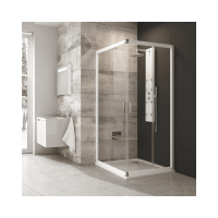 RAVAK Blix BLRV2-90 szögletes zuhanykabin krómhatású + Transparent - gepesz.hu