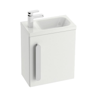 RAVAK Chrome 400 fürdőszobai szekrény, mosdó alá, fehér, 400x220x500mm - gepesz.hu