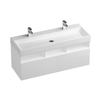 RAVAK SD Natural 1200 fürdőszobai szekrény, mosdó alá, fehér, 1200x450x450mm - gepesz.hu