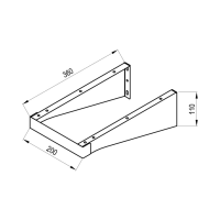 RAVAK tartókonzol, Balance/Comfort 1200 mosdópult alátámasztásához - gepesz.hu
