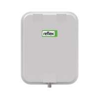 REFLEX F 24/3 lapos szögl. fűtési tágulási tartály, 24l, 3/4, 3bar, 70°C, fehér - gepesz.hu