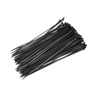 TRACON kábelkötegelő 3.6x200mm fekete, PA 6.6 - gepesz.hu