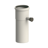 TRICOX PVS20U PPs csappantyú(visszaáramlás gátló szelep), egyenes, 80mm - gepesz.hu