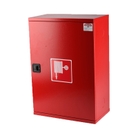 TZB LC komplett tűzcsapszekrény, lemezajtós, műanyag zár, piros, 650x450x250mm - gepesz.hu