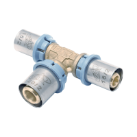 UNIDELTA 4029 press szűkített T-idom, 20x2-26x2-20x2mm - gepesz.hu