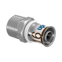 UPONOR S-Press PLUS külső menetes átmeneti idom, 25mmx1K - gepesz.hu