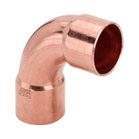 VIEGA 95002A forrasztható réz ív, 90°, 2 tokos, 42mm - gepesz.hu