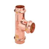 VIEGA 2618 Profipress G vörösréz szűkített T-idom, gázra, 22-18-22mm - gepesz.hu