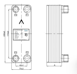 Concept 10 lemezes hőcserélő