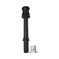 BOSCH AZ 396 függőleges alaprendszer indító adapterrel, told, Alu/Alu, D60/100mm - gepesz.hu